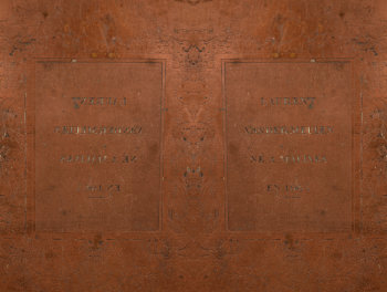 Copper printing plate Laurent Van der Meulen
