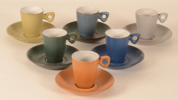 Cor Unum/ Zweitse Landsheer, 6 Cups and Saucers