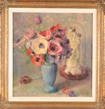 Louise Coupe Fleurs et Vierge