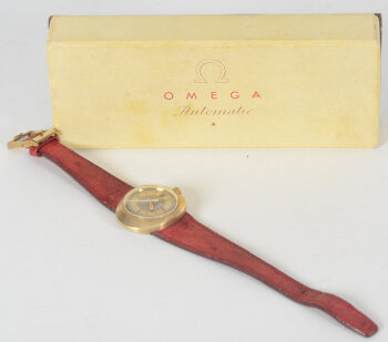 Omega Genève Dynamic gold plated ladies watch