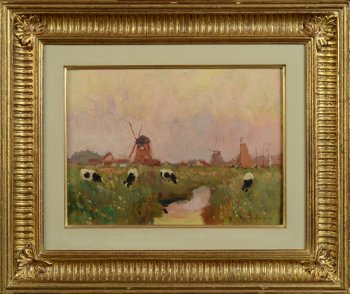 Rene De Baugnies Dutch landscape