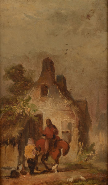 Eugène De Block oil sketch