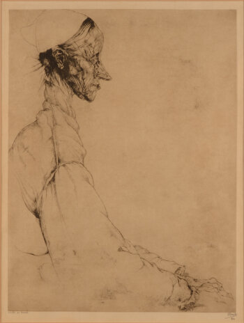 Jules De Bruycker Vieille au bonnet 1925