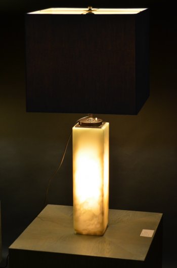 De Coene pair of alabaster lamps