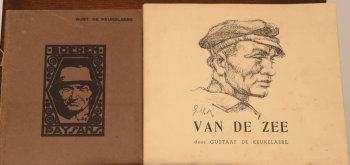 Gustave De Keukelaere two books with lithographs