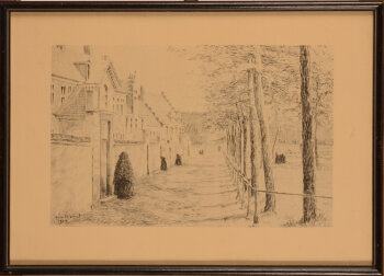 Anna de Weert the road at the beguinage