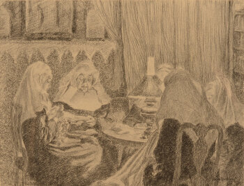 Anna de Weert Evening chatter 1898