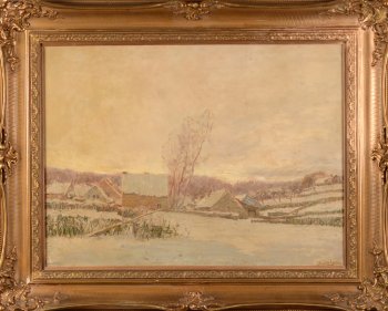 Henri Deglume Gerpinnes in the snow