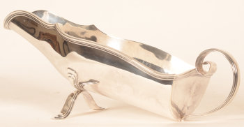 Delheid Freres wine pouring basket silver