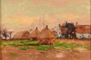 Gustave Den Duyts Flemish landscape