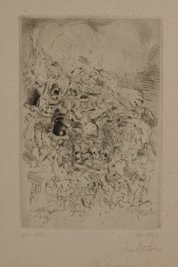 Roel D‘haese Pluie printanière etching