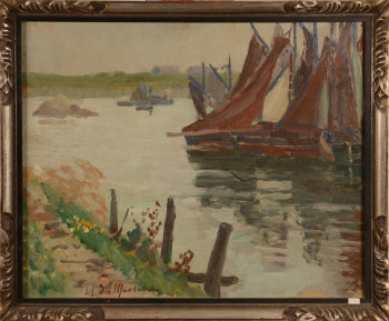 Mathilde du Monceau de Bergendael view of a small harbour