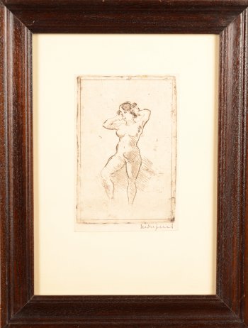 Maurice Dupuis standing nude