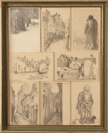 Maurice Dupuis set of postcards