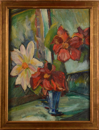 Edmond Dutry Fauvist flower still life