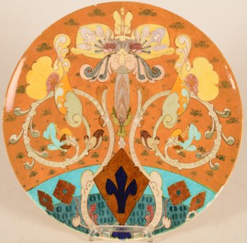 Henri Duvoisin art nouveau dish