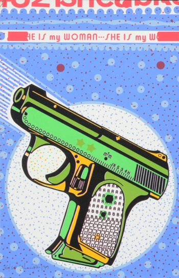 Jürgen Schneider She is my woman 1971 screenprint