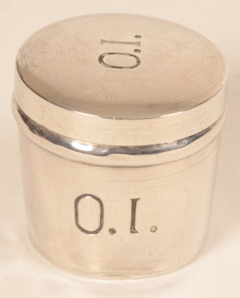 Holy oil container