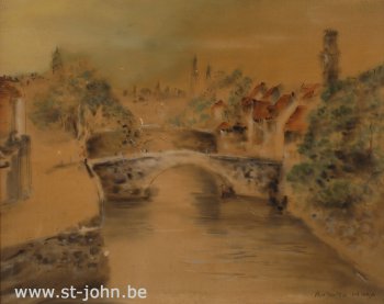 Katsuro Hara a view of Bruges