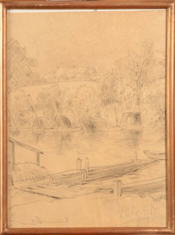 Armand Heins La Lys à Baerle 1916