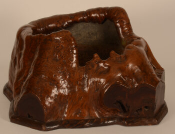 Decorative wooden hibachi