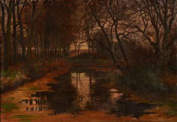 Constant Prosper Hoste Forest Pond