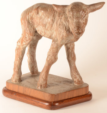 Domien Ingels a lamb in wood