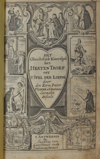 Fr. Joseph van de H. Barbara Het geestelyck kaert-spel