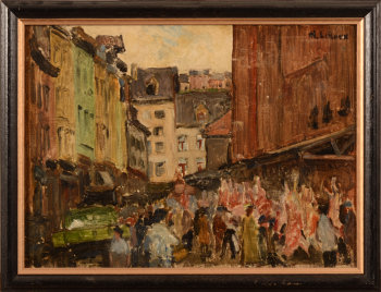 Henri Le Roux Market day
