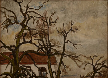 Henri Le Roux Winter Trees