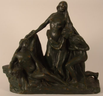 Hippolyte Le Roy group of three figures