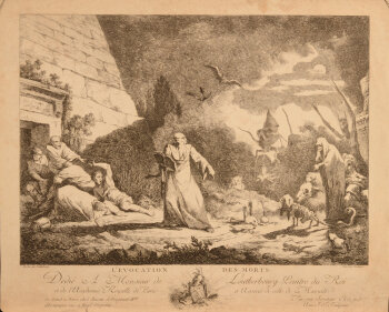 Philippe-Jacques de Loutherbourg l'Evocation des Morts