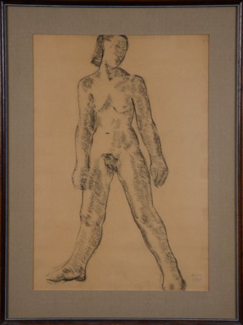 Jozef Mees expressionist nude