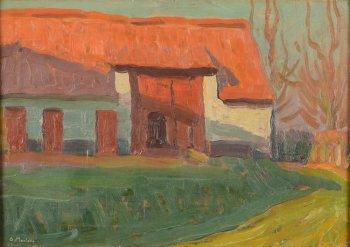 ​Guillaume Montobio fauvist farm building