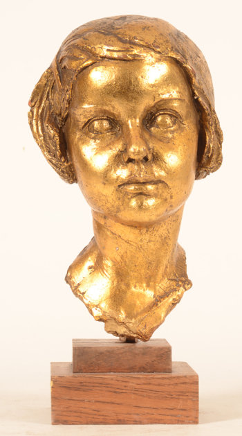 Gaston Nicolet Portrait of a young girl