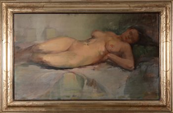 Henri Nuyttens reclining nude