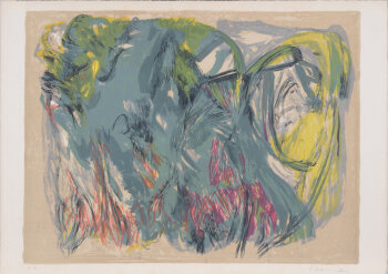 Pierre Wemaëre 'Pour Jorn' colour lithograph 1975-1976