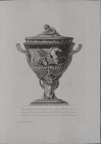 Giovanni Battista Piranesi Vaso cenerario di terra cotta