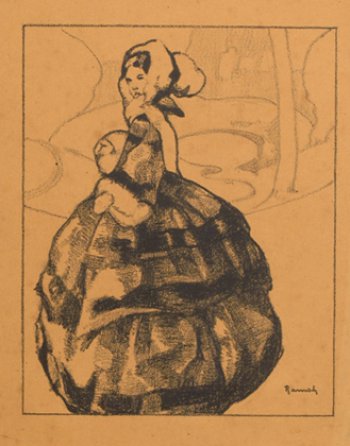 Henri Ramah lady in winter dress