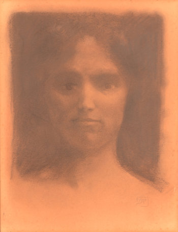 Armand Rassenfosse portrait of a woman