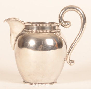 G.C. Reeser and son a silver cream jug