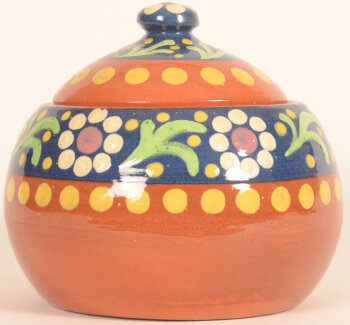 Saint-Ghislain art deco tabacco jar