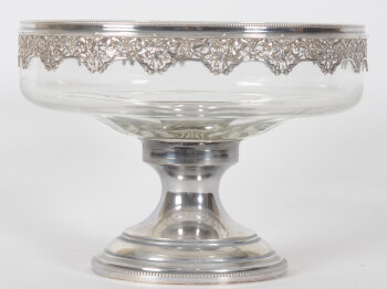 Classic silver and crystal coupe France