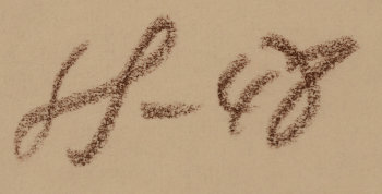 Victor Servranckx drawing Cupid