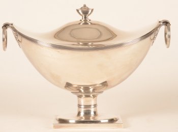 Silver tureen London 1887