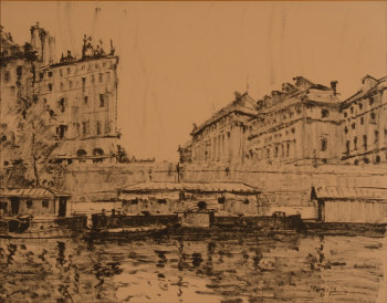 Frans Smeers Drawing Paris 1929
