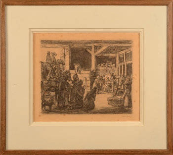Jakob Smits Adoration of the Magi etching