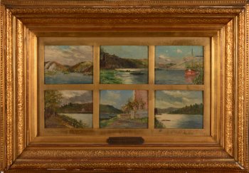 Romain Steppe views of the river Meuse in Fall