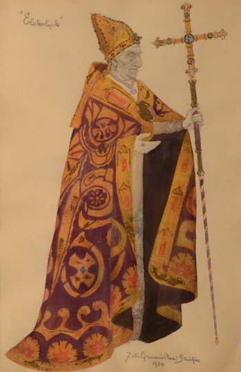 Jan Willem Grinwis Plaat Stultjes a costume design 1924