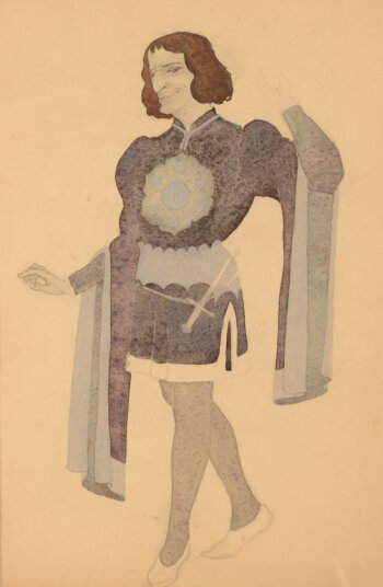 Jan Willem Grinwis Plaat Stultjes costume design for a dancer